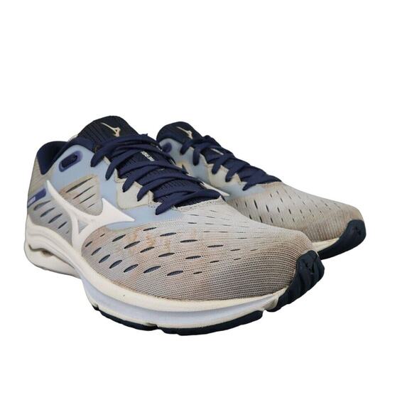 Mizuno Shoes Womens 10 Running Athletic Wave Rider 24 Trainers Comfort Active - Picture 1 of 15